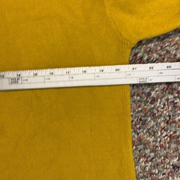 Anthropologie Margarita Gold Side Button Mockneck LS Tunic Sweater Size XS - Picture 9 of 13